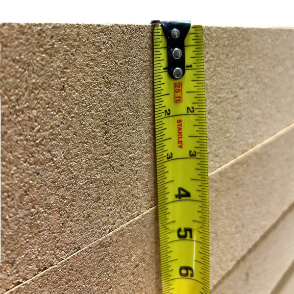 Solid cork carving block in 4 inch thickness used for decoys, lathe work